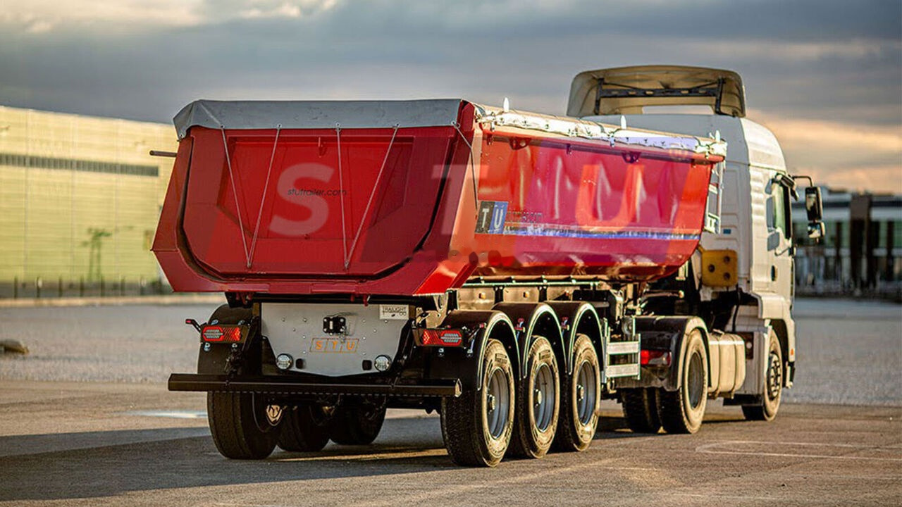 STU 3 Axle Tipper Trailer / Pool Type - قلابة نصف مقطورة نصف مقطورة قلابة: صورة 1 STU 3 Axle Tipper Trailer / Pool Type - قلابة نصف مقطورة نصف مقطورة قلابة: صورة 1