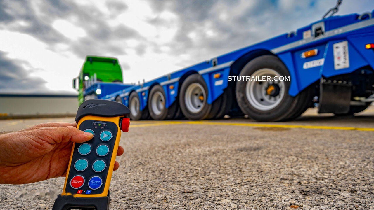 STU 5 Axle Hydraulic Steering Extendable Low Laoder - عربة منخفضة مسطحة نصف مقطورة: صورة 2 STU 5 Axle Hydraulic Steering Extendable Low Laoder - عربة منخفضة مسطحة نصف مقطورة: صورة 2