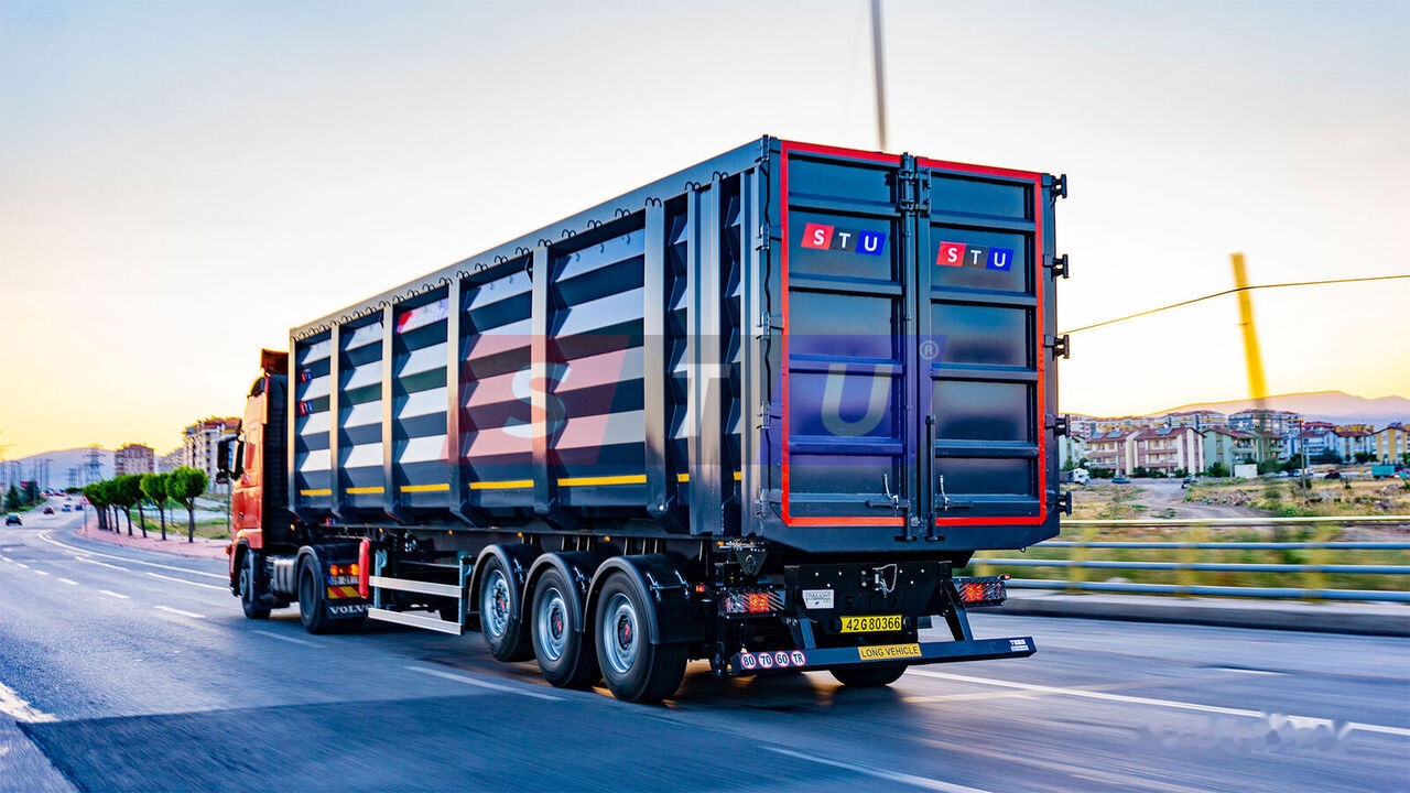 جديدة قلابة نصف مقطورة نصف مقطورة قلابة STU 71m3 Tipper Trailer For Scrap Metal: صورة 10