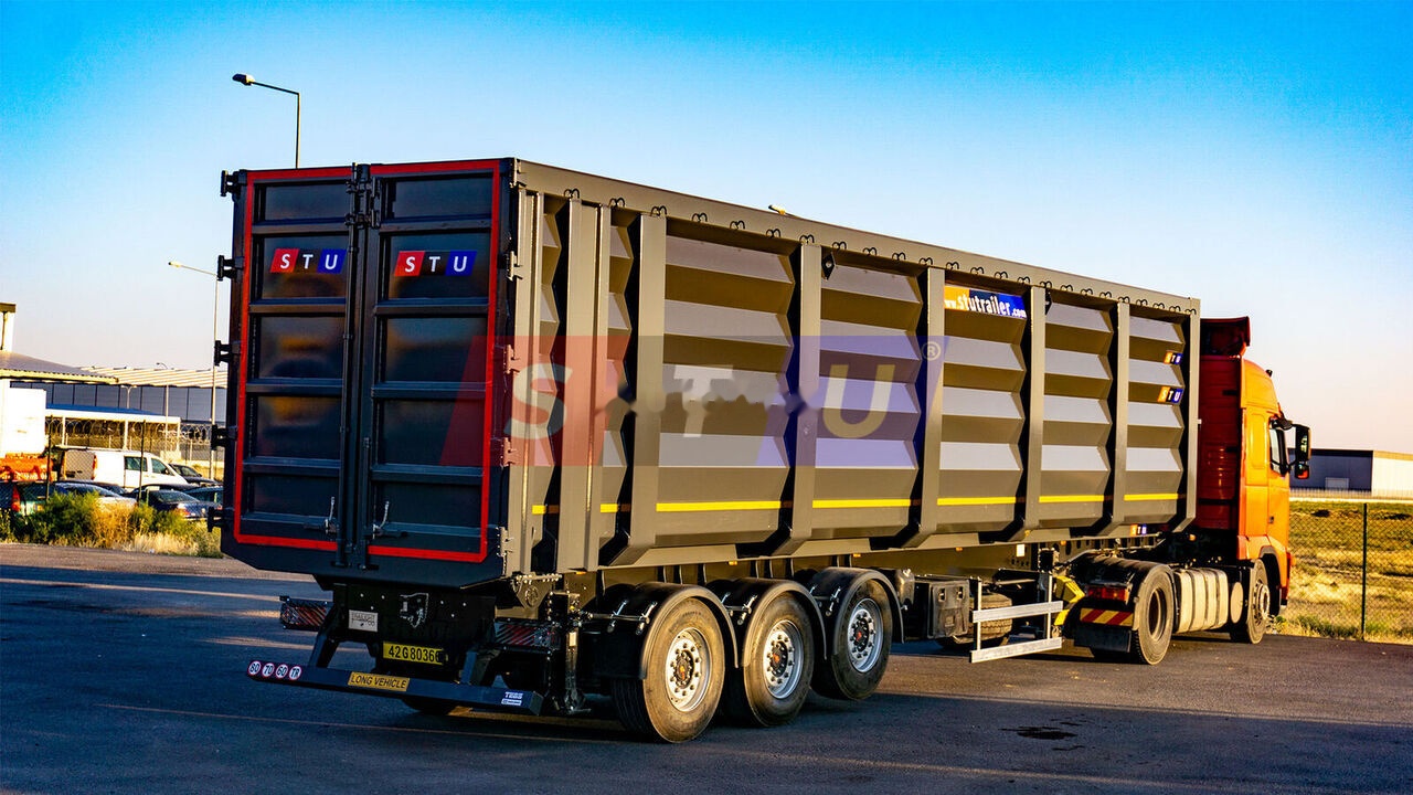 جديدة قلابة نصف مقطورة نصف مقطورة قلابة STU 71m3 Tipper Trailer For Scrap Metal: صورة 23