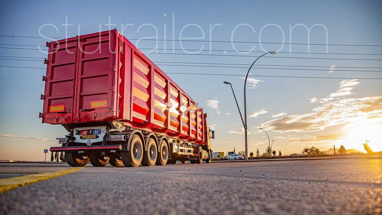جديدة قلابة نصف مقطورة نصف مقطورة قلابة STU 71m3 Tipper Trailer For Scrap Metal: صورة 13