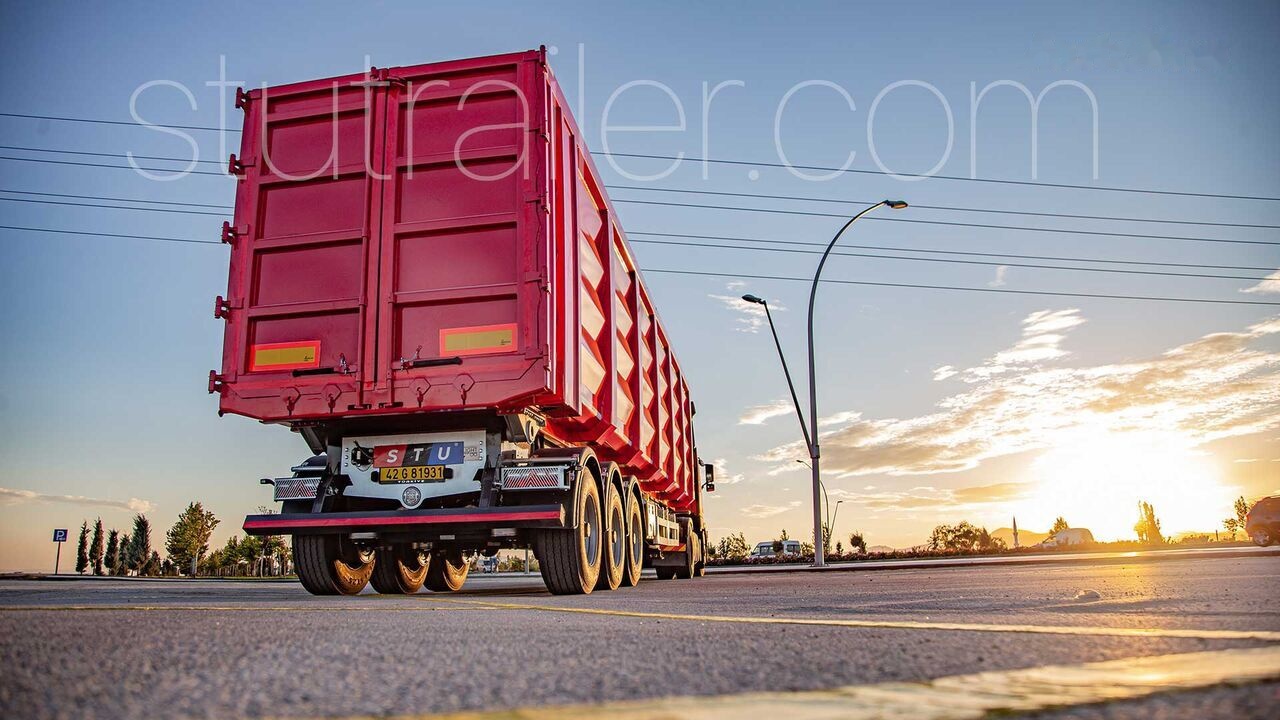 جديدة قلابة نصف مقطورة نصف مقطورة قلابة STU 71m3 Tipper Trailer For Scrap Metal: صورة 11