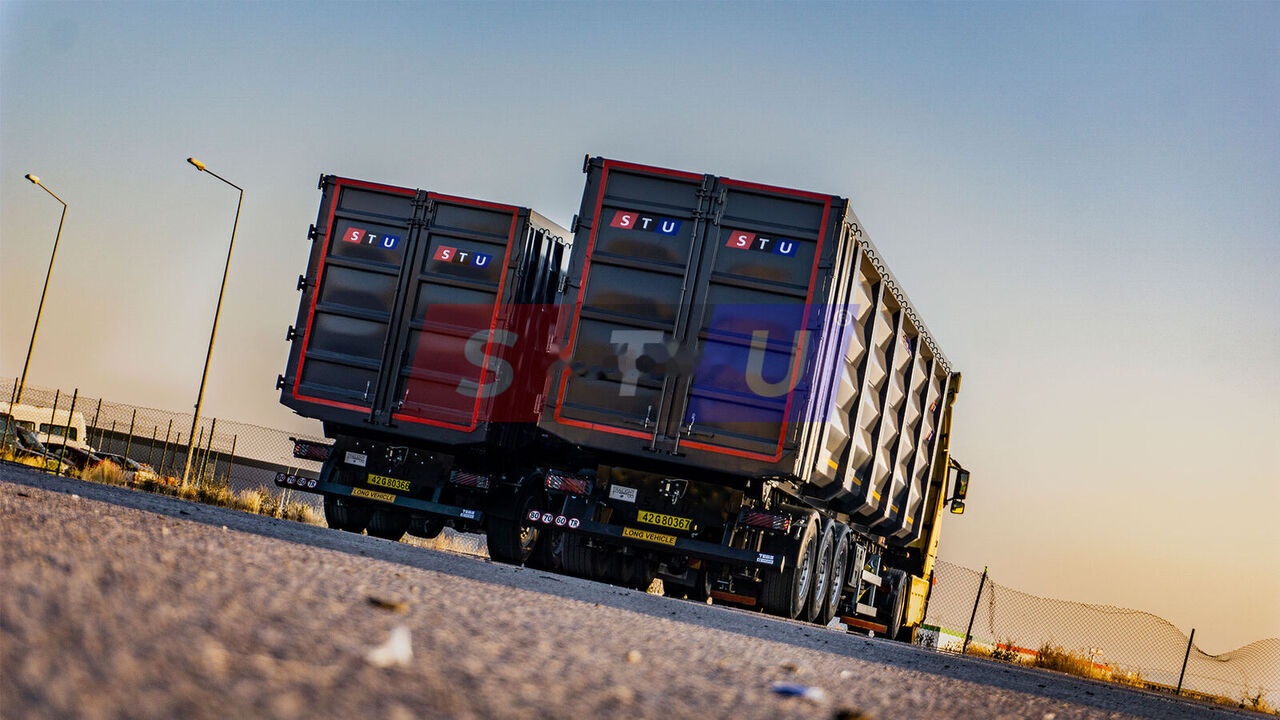 جديدة قلابة نصف مقطورة نصف مقطورة قلابة STU 71m3 Tipper Trailer For Scrap Metal: صورة 12