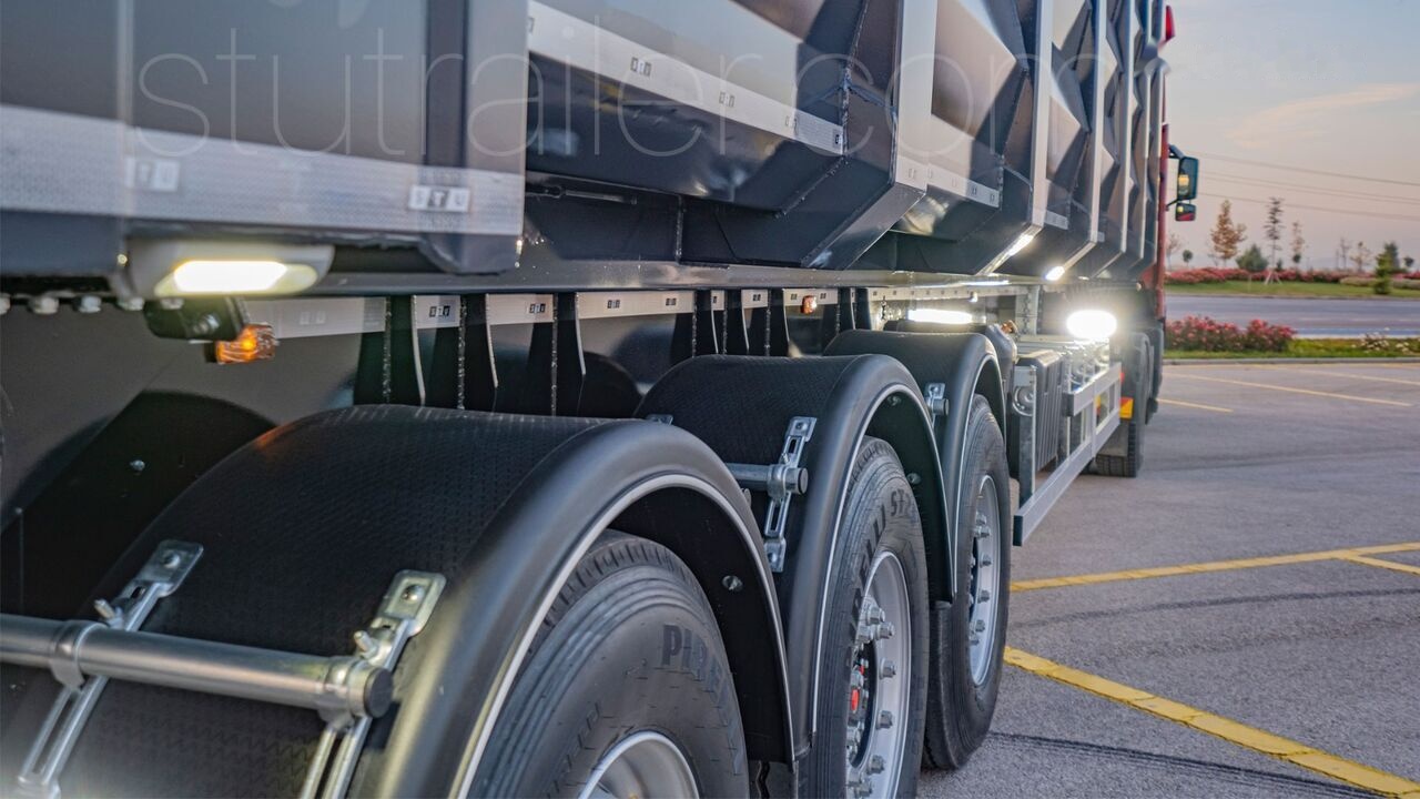 جديدة قلابة نصف مقطورة نصف مقطورة قلابة STU 71m3 Tipper Trailer For Scrap Metal: صورة 30