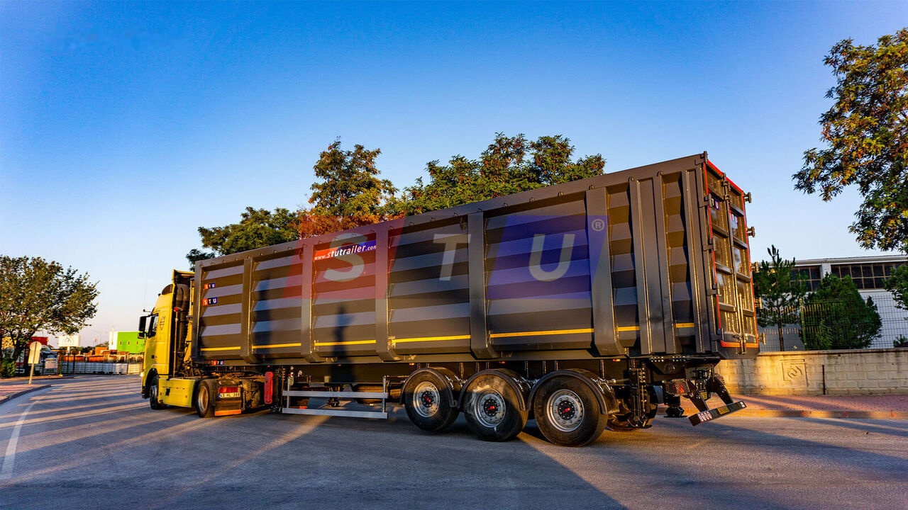 جديدة قلابة نصف مقطورة نصف مقطورة قلابة STU 71m3 Tipper Trailer For Scrap Metal: صورة 7