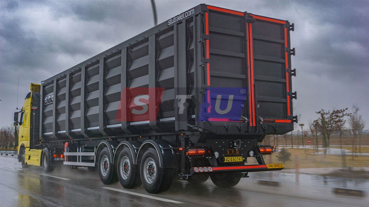 جديدة قلابة نصف مقطورة نصف مقطورة قلابة STU 71m3 Tipper Trailer For Scrap Metal: صورة 19