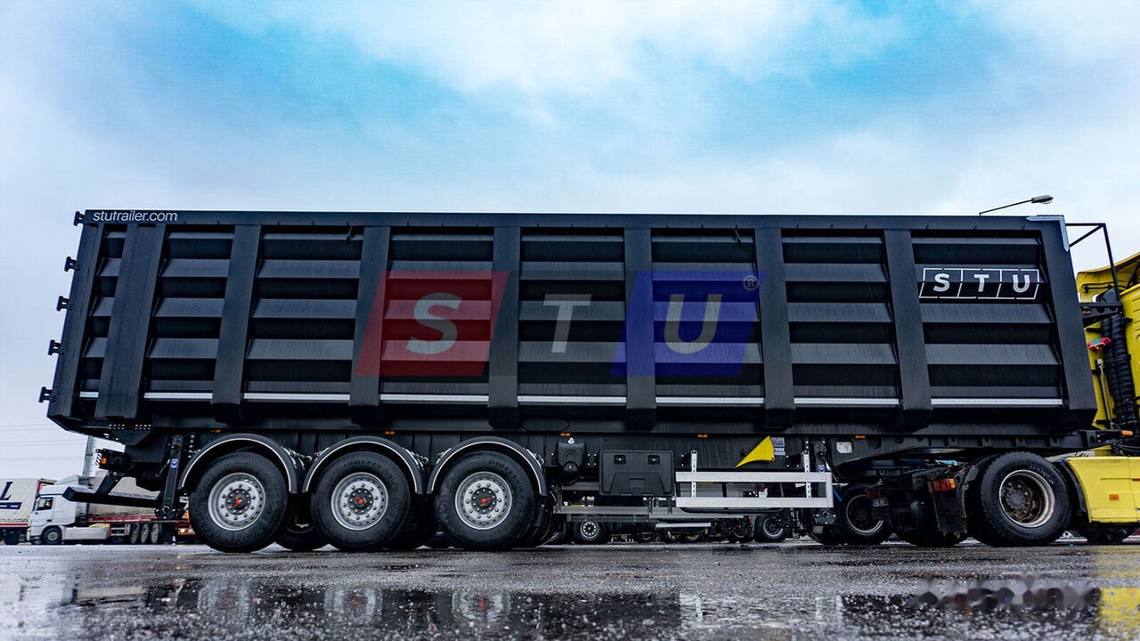 جديدة قلابة نصف مقطورة نصف مقطورة قلابة STU 71m3 Tipper Trailer For Scrap Metal: صورة 18