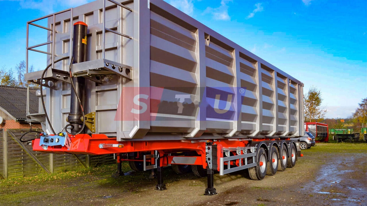 جديدة قلابة نصف مقطورة نصف مقطورة قلابة STU 71m3 Tipper Trailer For Scrap Metal: صورة 25