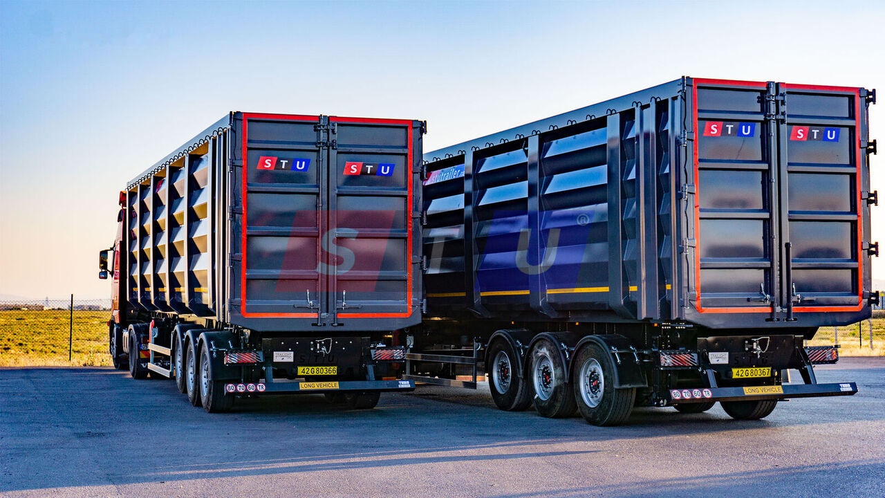 جديدة قلابة نصف مقطورة نصف مقطورة قلابة STU 71m3 Tipper Trailer For Scrap Metal: صورة 24