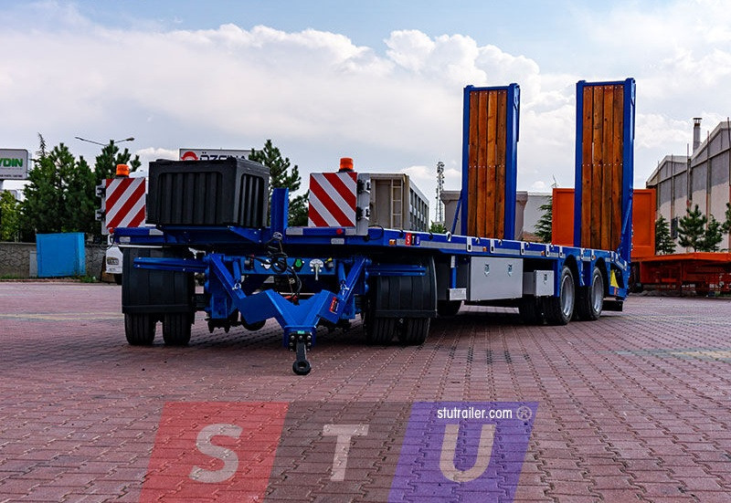 جديدة مقطورة مسطحة منخفضة لنقل المعدات الثقيلة STU Boat Drawbar Trailer / Bateau ATTACHE Remorque: صورة 11