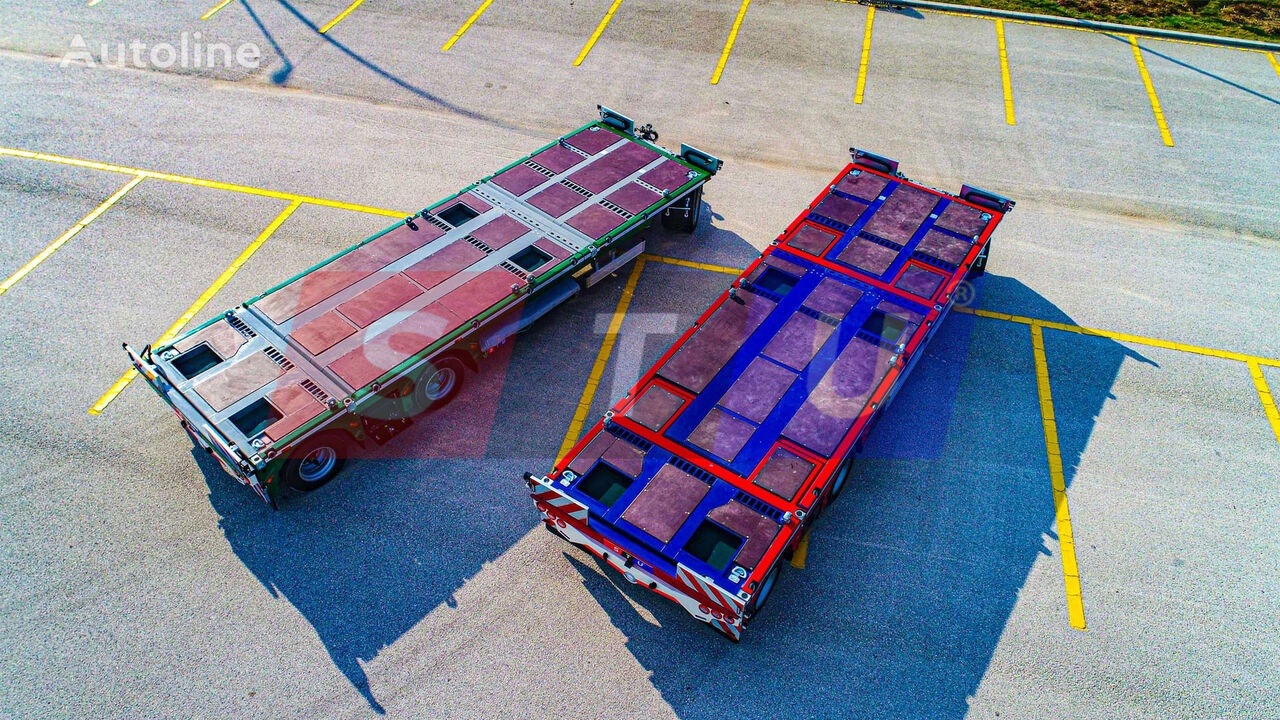 جديدة مقطورة مسطحة منخفضة لنقل المعدات الثقيلة STU Boat Drawbar Trailer / Bateau ATTACHE Remorque: صورة 23