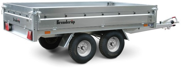 Brenderup 3251STB1300, 1000 kg, Stahl Hochlader, 2500 x 1420 x 350 mm - مقطورة سيارة: صورة 4 Brenderup 3251STB1300, 1000 kg, Stahl Hochlader, 2500 x 1420 x 350 mm - مقطورة سيارة: صورة 4