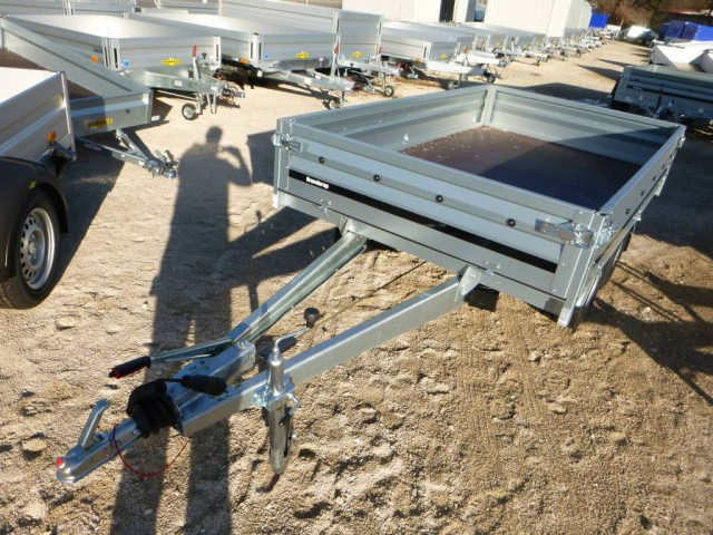 Brenderup 3251STB1300, 1000 kg, Stahl Hochlader, 2500 x 1420 x 350 mm - مقطورة سيارة: صورة 1 Brenderup 3251STB1300, 1000 kg, Stahl Hochlader, 2500 x 1420 x 350 mm - مقطورة سيارة: صورة 1