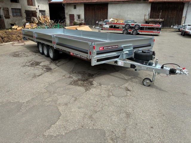 Brian James Cargo Connect Universalanhänger 476-6024-35-3-12, 6000 x 2430 x 300 mm, 3,5 to., 12 Zoll - مقطورة سيارة: صورة 1 Brian James Cargo Connect Universalanhänger 476-6024-35-3-12, 6000 x 2430 x 300 mm, 3,5 to., 12 Zoll - مقطورة سيارة: صورة 1