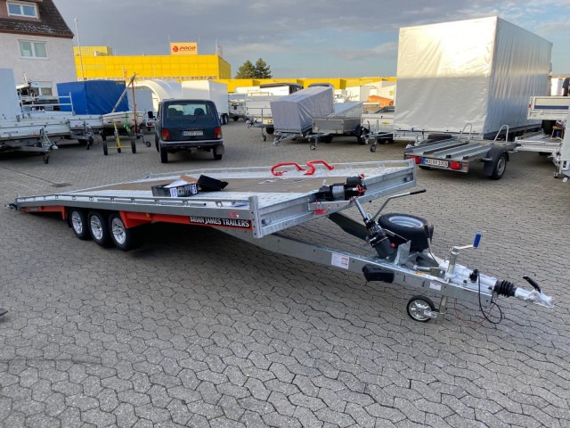Brian James T6 Transporter, 230-6553, 5500 x 2220 mm, 3,5 to. kippbar mit Auffahrrampe - مقطورة شحن نقل السيارات: صورة 1 Brian James T6 Transporter, 230-6553, 5500 x 2220 mm, 3,5 to. kippbar mit Auffahrrampe - مقطورة شحن نقل السيارات: صورة 1