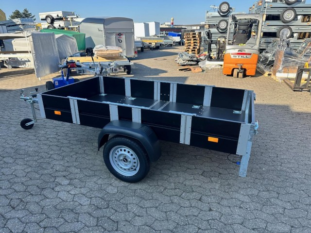 Faltos Blackline, 750 kg, 2420 x 1240 x 300 mm - مقطورة سيارة: صورة 1 Faltos Blackline, 750 kg, 2420 x 1240 x 300 mm - مقطورة سيارة: صورة 1