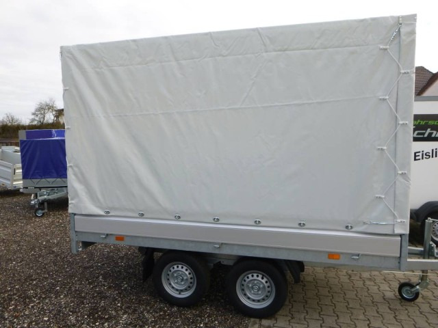Hapert Azure H-2 Hochlader 3050 x 1600 x 300 mm, mit Plane 180 cm grau ZG 2,0 to. - مقطورة سيارة: صورة 3 Hapert Azure H-2 Hochlader 3050 x 1600 x 300 mm, mit Plane 180 cm grau ZG 2,0 to. - مقطورة سيارة: صورة 3