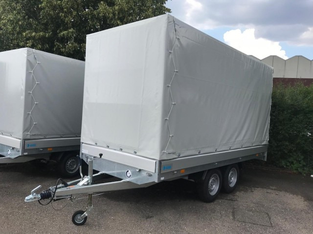 Hapert Azure H-2 Hochlader mit Hochplane 200 cm Lichte Höhe, mit Schiebeplane, 4050 x 1800 x 300 mm, ZG 2,7 to. - مقطورة سيارة: صورة 1 Hapert Azure H-2 Hochlader mit Hochplane 200 cm Lichte Höhe, mit Schiebeplane, 4050 x 1800 x 300 mm, ZG 2,7 to. - مقطورة سيارة: صورة 1