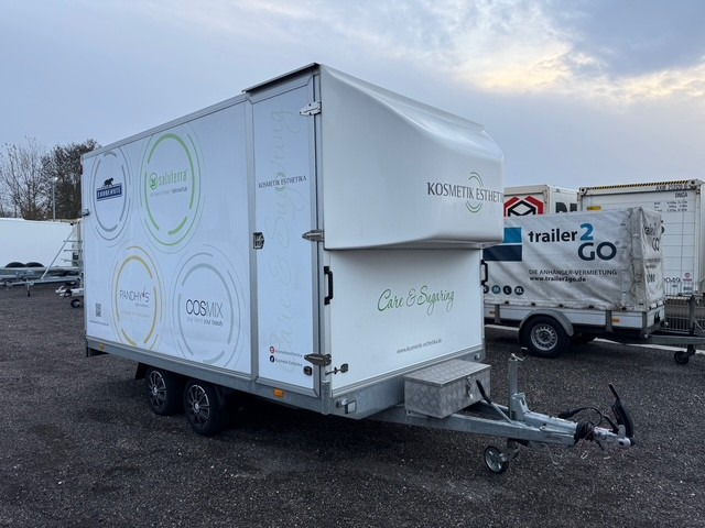 Hapert Kofferanhänger Sapphire H-2, 2,7 to. 4050 x 2200 x 2100 mm, 100 km/h - مقطورة صندوق مغلق: صورة 1 Hapert Kofferanhänger Sapphire H-2, 2,7 to. 4050 x 2200 x 2100 mm, 100 km/h - مقطورة صندوق مغلق: صورة 1