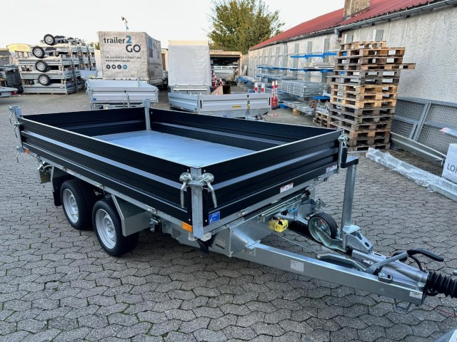 Humbaur 3-Seitenkipper HTK 3500.31 Alu Parabel , 3140 x 1750 x 350 mm, 3,5 to. - مقطورة قلاب: صورة 1 Humbaur 3-Seitenkipper HTK 3500.31 Alu Parabel , 3140 x 1750 x 350 mm, 3,5 to. - مقطورة قلاب: صورة 1