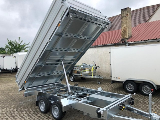 Humbaur 3-Seitenkipper HTK 3500.41 Alu mit BW-Aufsatz, 4100 x 2100 x 350 mm, 3,5 to. - مقطورة قلاب: صورة 5 Humbaur 3-Seitenkipper HTK 3500.41 Alu mit BW-Aufsatz, 4100 x 2100 x 350 mm, 3,5 to. - مقطورة قلاب: صورة 5