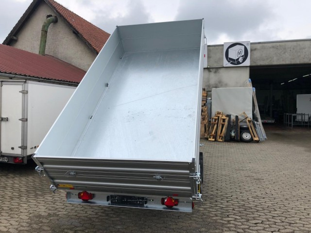 جديدة مقطورة قلاب Humbaur 3-Seitenkipper HTK 3500.41 Alu mit BW-Aufsatz, 4100 x 2100 x 350 mm, 3,5 to.: صورة 6
