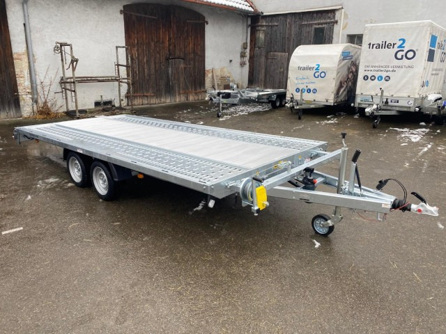 Humbaur Autotransportanhänger MTK 304722, 4700 x 2180 x 0 mm, 3,0 to. - مقطورة شحن نقل السيارات: صورة 1 Humbaur Autotransportanhänger MTK 304722, 4700 x 2180 x 0 mm, 3,0 to. - مقطورة شحن نقل السيارات: صورة 1
