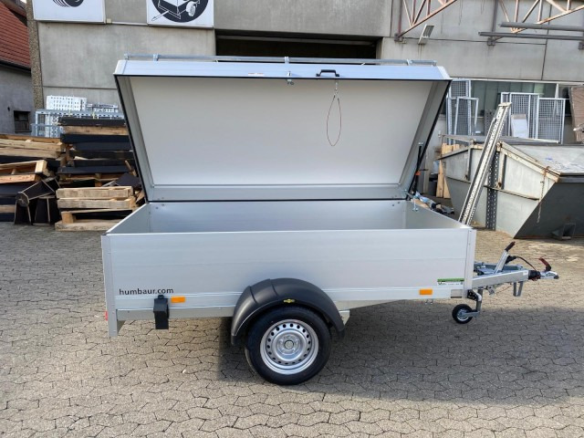 Humbaur HA 132513-5 mit Holz-Alu Deckel mit Reling 1300 kg, 2510 x 1310 x 500mm, 100 km/h - مقطورة سيارة: صورة 5 Humbaur HA 132513-5 mit Holz-Alu Deckel mit Reling 1300 kg, 2510 x 1310 x 500mm, 100 km/h - مقطورة سيارة: صورة 5