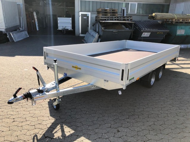 Humbaur HN 304121 Hochlader 3,0 to. 4100 x 2100 x 350 mm - مقطورة سيارة: صورة 1 Humbaur HN 304121 Hochlader 3,0 to. 4100 x 2100 x 350 mm - مقطورة سيارة: صورة 1