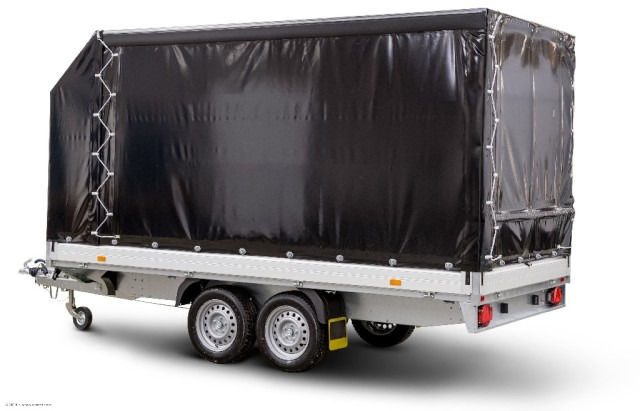 Humbaur HT 254118 Hochlader mit Plane 4100x1850x350mm - مقطورة سيارة: صورة 4 Humbaur HT 254118 Hochlader mit Plane 4100x1850x350mm - مقطورة سيارة: صورة 4