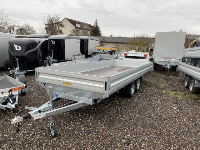 Humbaur HT 305221 GR Hochlader 3,0 to. 5220 x 2070 x 350 mm - مقطورة سيارة: صورة 1 Humbaur HT 305221 GR Hochlader 3,0 to. 5220 x 2070 x 350 mm - مقطورة سيارة: صورة 1