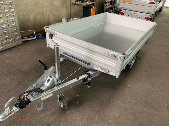 جديدة مقطورة قلاب Humbaur HUK 152314 Heckkipper 1,5 t. 2300 x 1400 x 300mm E-Pumpe: صورة 6