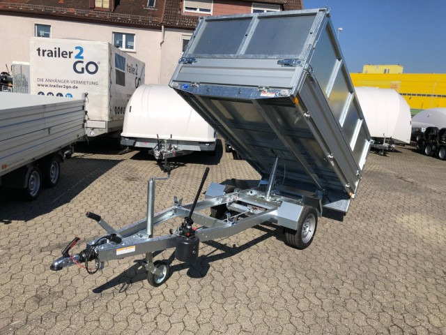 Humbaur HUK 152715 Heckkipper Blechaufsatz 1,5 t. 2680 x 1500 x 300mm - مقطورة قلاب: صورة 5 Humbaur HUK 152715 Heckkipper Blechaufsatz 1,5 t. 2680 x 1500 x 300mm - مقطورة قلاب: صورة 5