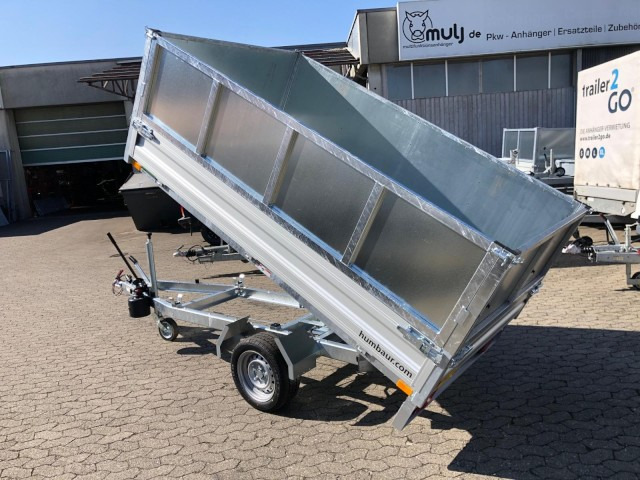 Humbaur HUK 152715 Heckkipper Blechaufsatz 1,5 t. 2680 x 1500 x 300mm - مقطورة قلاب: صورة 1 Humbaur HUK 152715 Heckkipper Blechaufsatz 1,5 t. 2680 x 1500 x 300mm - مقطورة قلاب: صورة 1