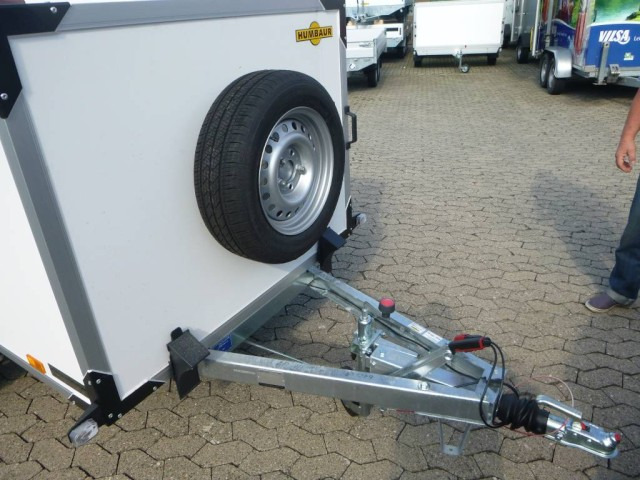 Humbaur Koffer HK 132513-10P, 100 km/h 1,3 t. 2510 x 1310 x 1000 mm - مقطورة صندوق مغلق: صورة 2 Humbaur Koffer HK 132513-10P, 100 km/h 1,3 t. 2510 x 1310 x 1000 mm - مقطورة صندوق مغلق: صورة 2
