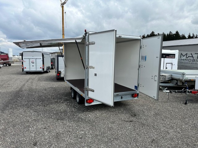 Humbaur Koffer HKN 25 32 21-20 PF30, 2,5 to. Verkaufsklappe 3185x2030x1885 mm - مقطورة صندوق مغلق: صورة 5 Humbaur Koffer HKN 25 32 21-20 PF30, 2,5 to. Verkaufsklappe 3185x2030x1885 mm - مقطورة صندوق مغلق: صورة 5