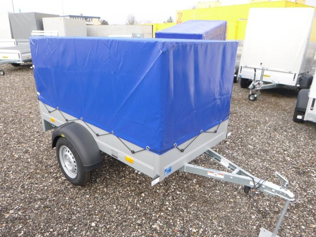 Humbaur Startrailer H 752010 mit Hochplane 750 kg 2050x1095x300mm - مقطورة سيارة: صورة 1 Humbaur Startrailer H 752010 mit Hochplane 750 kg 2050x1095x300mm - مقطورة سيارة: صورة 1
