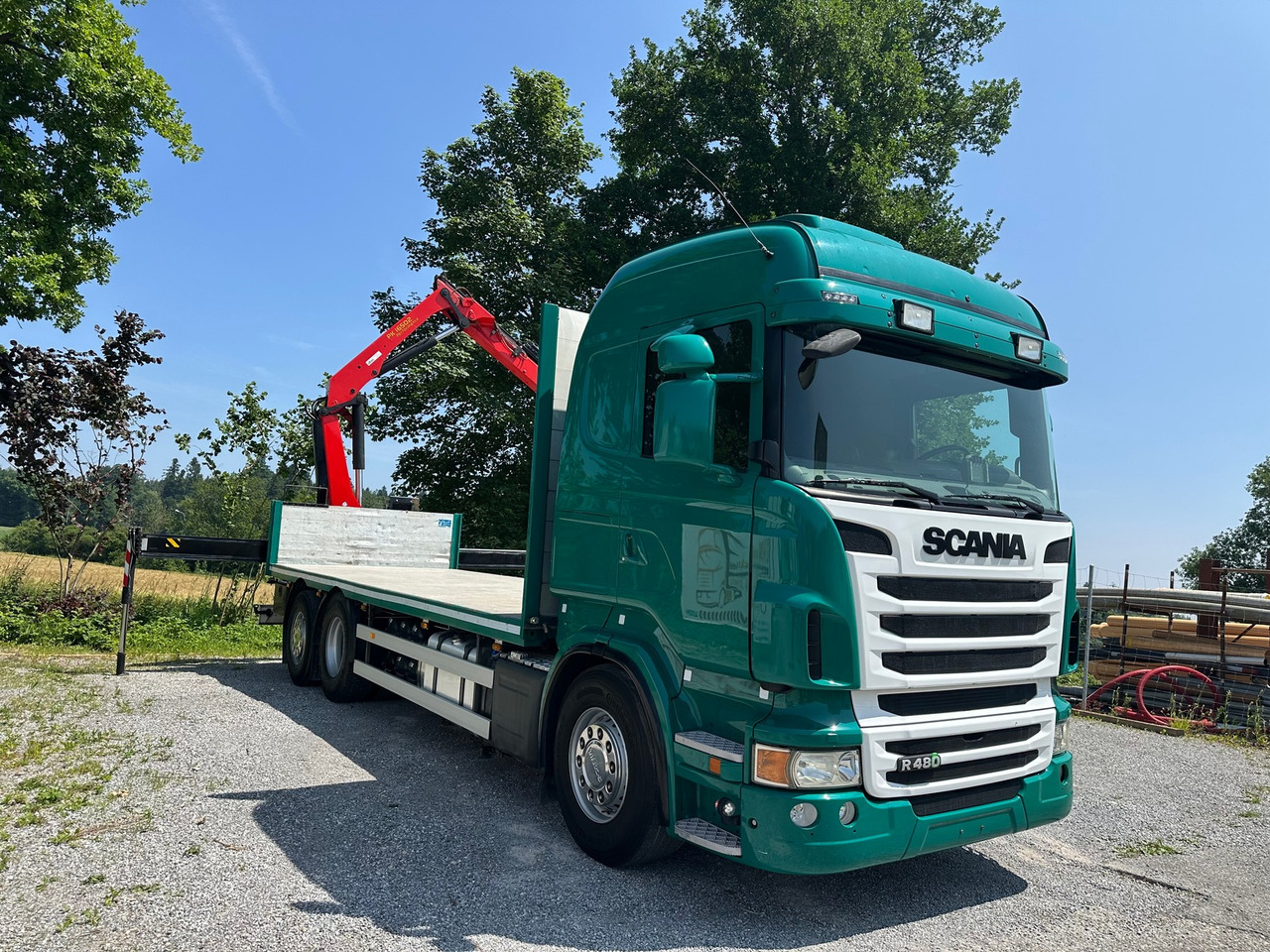 SCANIA R 480 6x2 Palfinger 16502 - شاحنات مسطحة, شاحنة كرين: صورة 3 SCANIA R 480 6x2 Palfinger 16502 - شاحنات مسطحة, شاحنة كرين: صورة 3