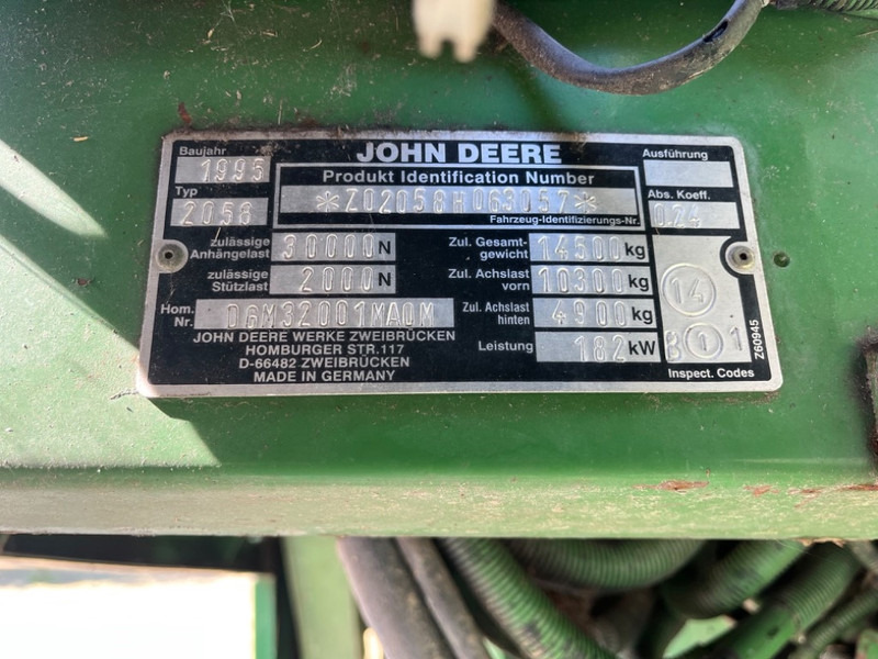 حصادة موحَّدة John Deere 2058: صورة 8 حصادة موحَّدة John Deere 2058: صورة 8