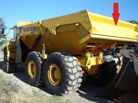 Volvo tailgate  Volvo A25, A30, A35 articulated dump - هيكل السيارة الخارجية - شاحنة قلاب مفصلية: صورة 3 Volvo tailgate  Volvo A25, A30, A35 articulated dump - هيكل السيارة الخارجية - شاحنة قلاب مفصلية: صورة 3