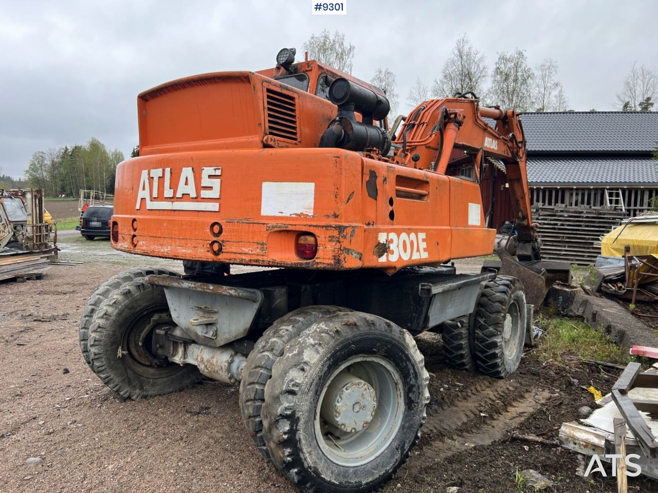 Atlas 1302 E Wheeled excavator with attachments (VIDEO) - حفارة دولاب: صورة 4 Atlas 1302 E Wheeled excavator with attachments (VIDEO) - حفارة دولاب: صورة 4