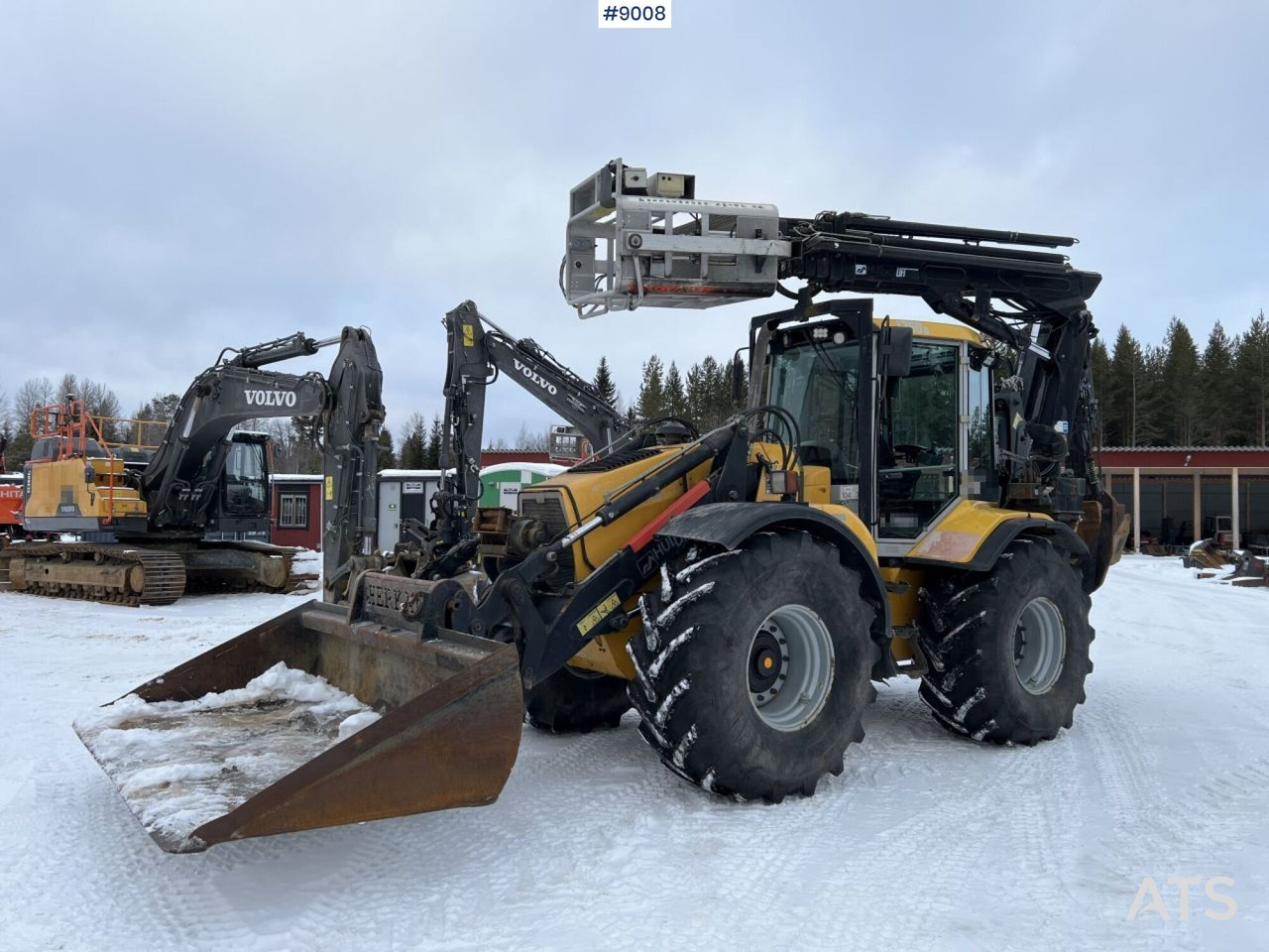 Backhoe loader HUDDIG 1260B Line equipped (VIDEO) - جرافة حفار: صورة 1 Backhoe loader HUDDIG 1260B Line equipped (VIDEO) - جرافة حفار: صورة 1