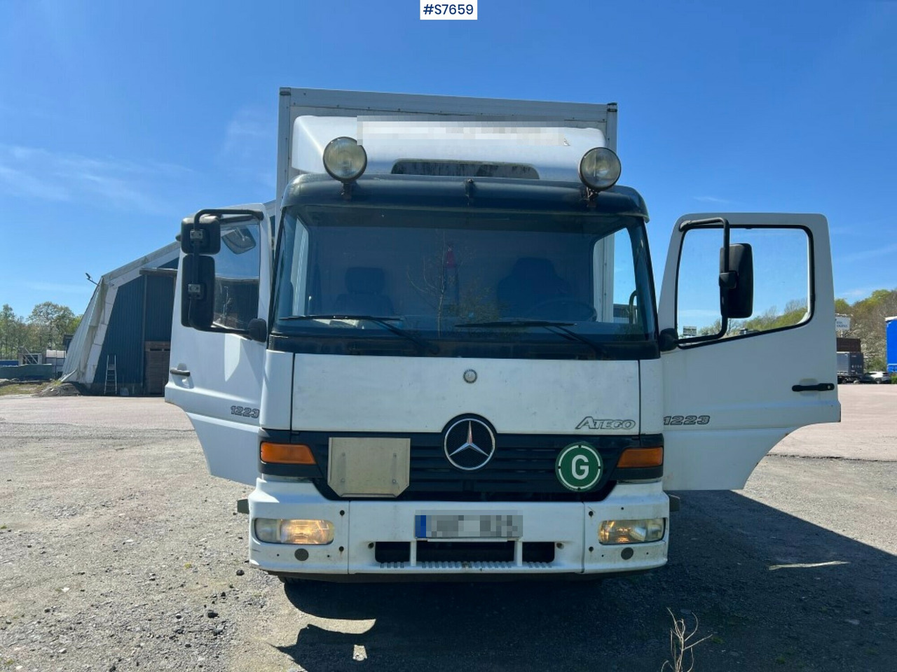 Box Truck Mercedes Benz Atego 1223, See videos - شاحنة مقفلة: صورة 2 Box Truck Mercedes Benz Atego 1223, See videos - شاحنة مقفلة: صورة 2