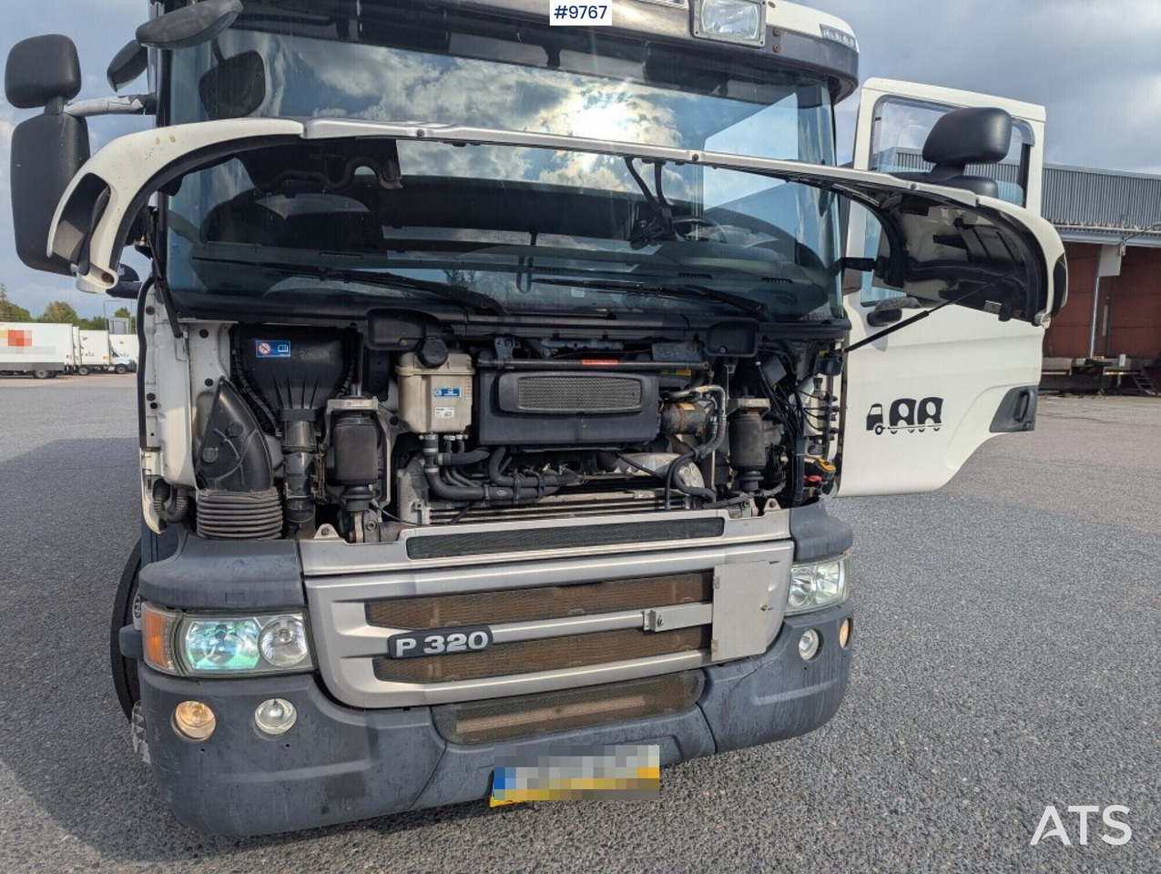 شاحنة مقفلة Box Truck Scania P320 4X2 with tail lift: صورة 7