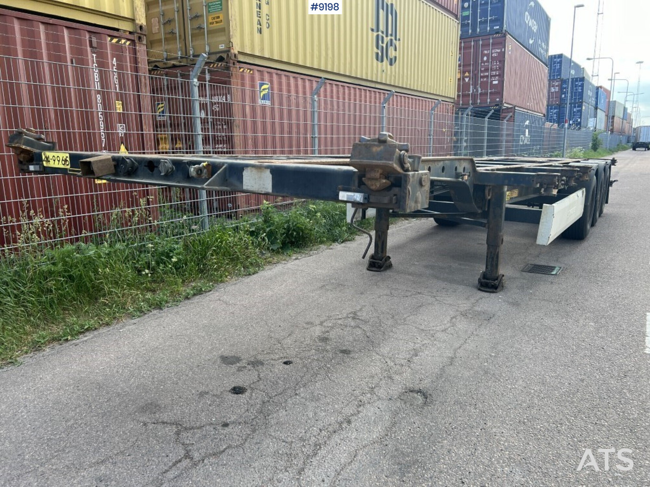 Container chassi - Krone SD - نصف مقطورة لنقل الحاويات: صورة 1 Container chassi - Krone SD - نصف مقطورة لنقل الحاويات: صورة 1