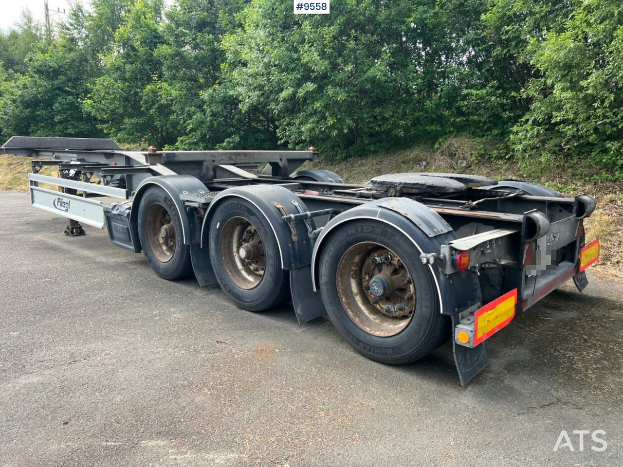 Container link - trailer Fliegl SDS 420 - مقطورة نقل الحاويات: صورة 4 Container link - trailer Fliegl SDS 420 - مقطورة نقل الحاويات: صورة 4