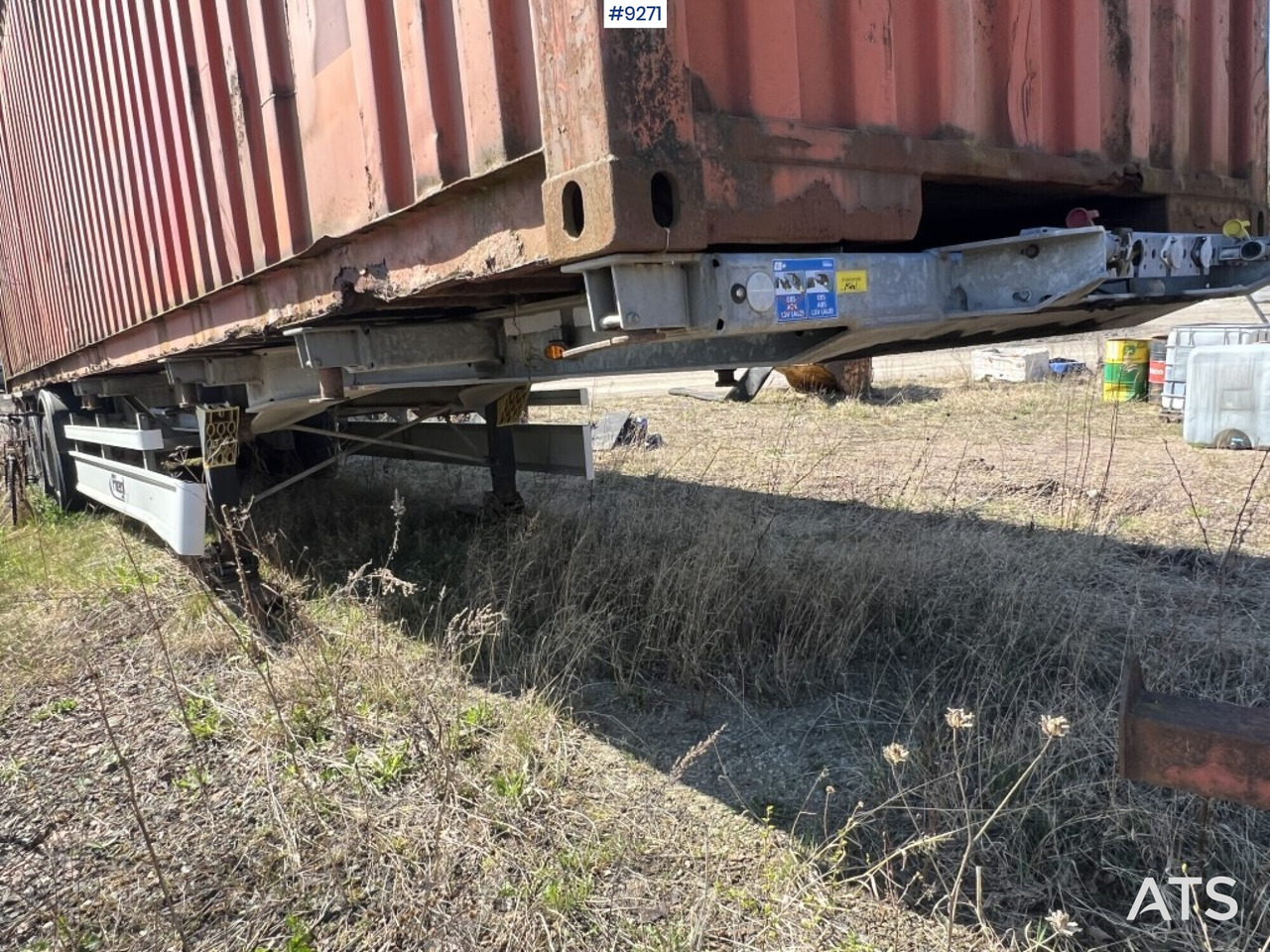 Container trailer- FLIEGL - نصف مقطورة لنقل الحاويات: صورة 5 Container trailer- FLIEGL - نصف مقطورة لنقل الحاويات: صورة 5