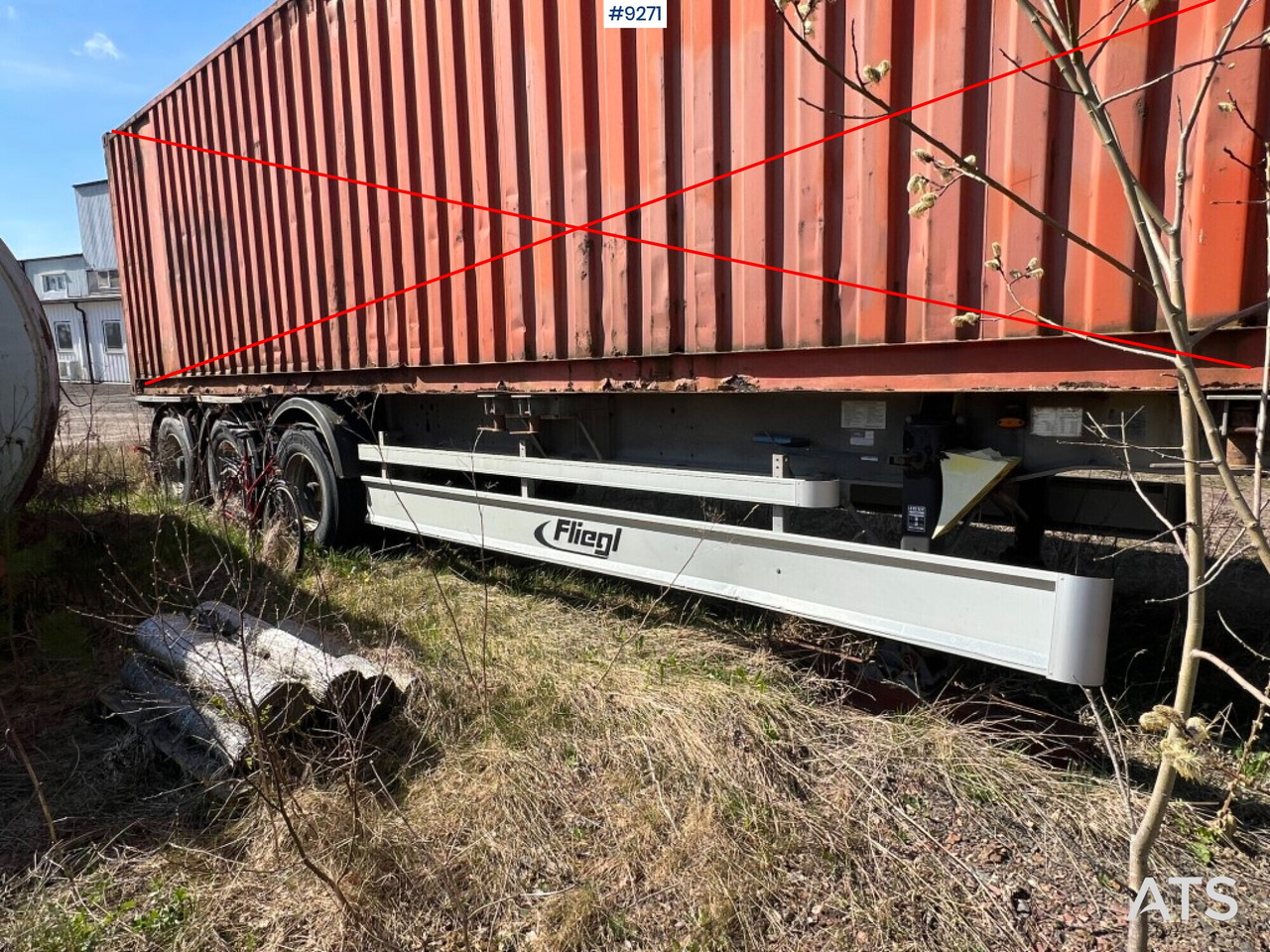 Container trailer- FLIEGL - نصف مقطورة لنقل الحاويات: صورة 2 Container trailer- FLIEGL - نصف مقطورة لنقل الحاويات: صورة 2