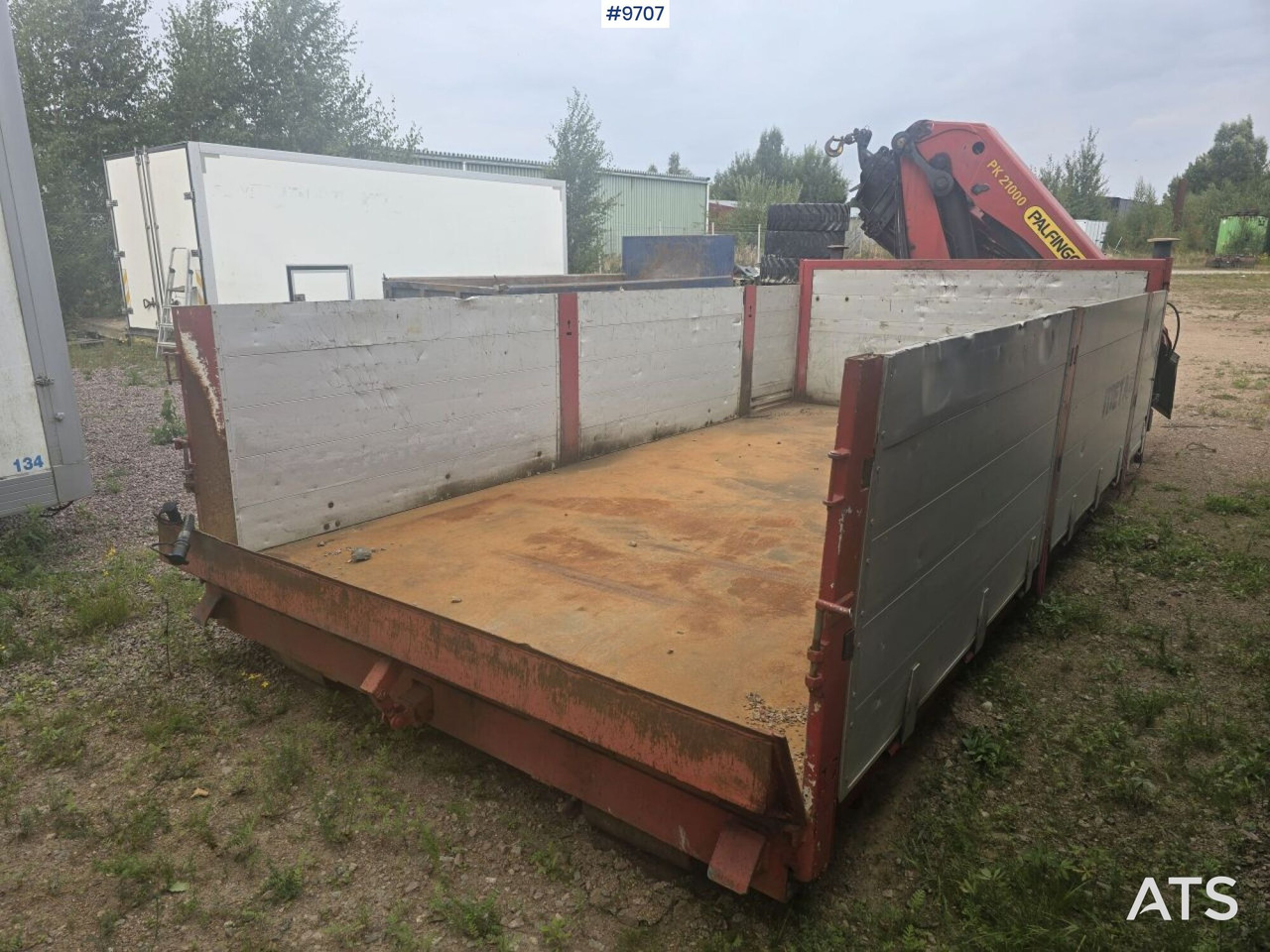 Crane flatbed Palfinger 21 t/m - جسم الشاحنة المسطحة: صورة 2 Crane flatbed Palfinger 21 t/m - جسم الشاحنة المسطحة: صورة 2