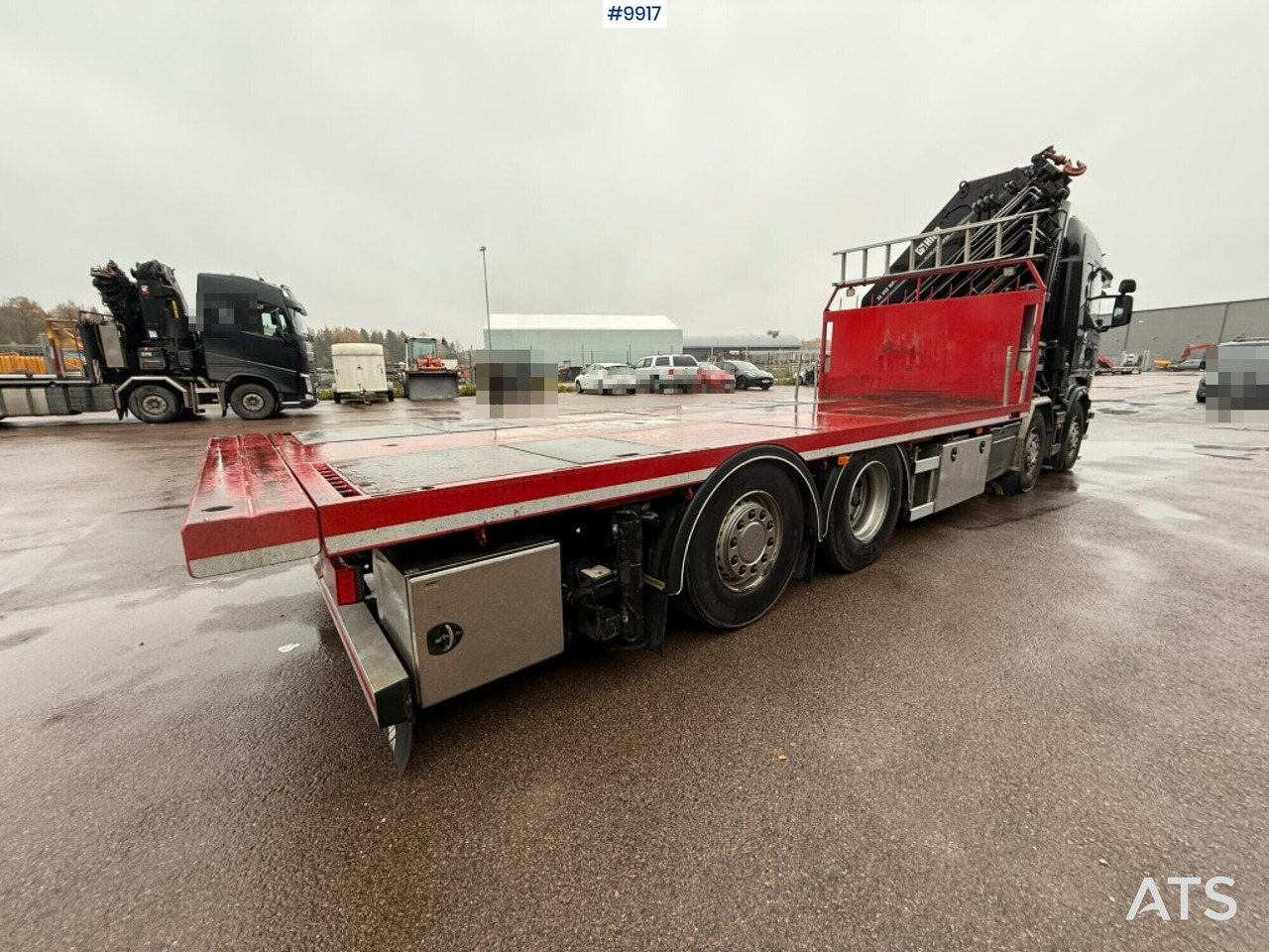 Crane truck/Flatbed truck Scania R520 8X2*6 HIAB XS 855E-8 HIPRO - شاحنات مسطحة, شاحنة كرين: صورة 5 Crane truck/Flatbed truck Scania R520 8X2*6 HIAB XS 855E-8 HIPRO - شاحنات مسطحة, شاحنة كرين: صورة 5